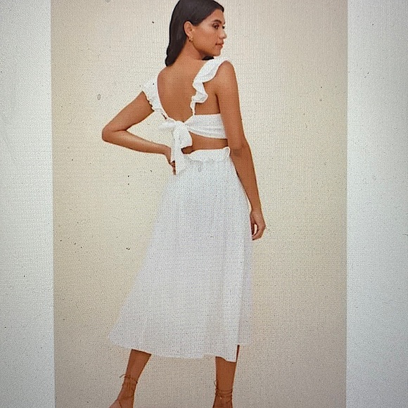 Nima Ruffle MIDI Dress - Picture 3 of 11